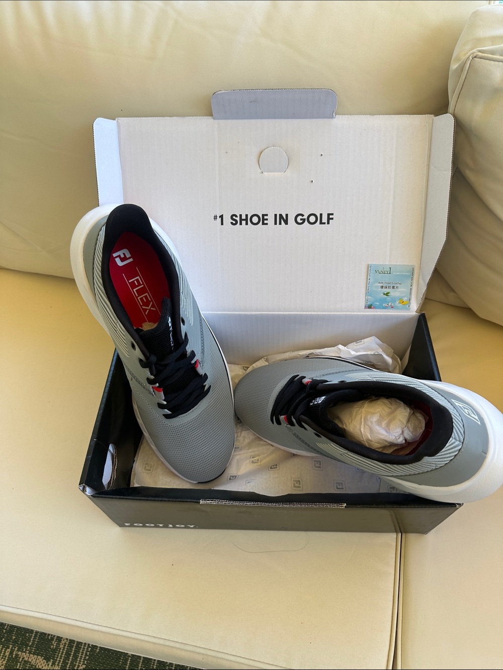FootJoy Men's Athletic Golf Shoes - Gray/Black